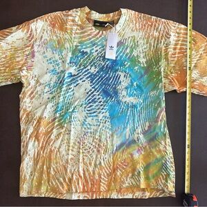 adidas x PW Pharrell Williams HU Huma Multicolor Tie-Dye Tee XL